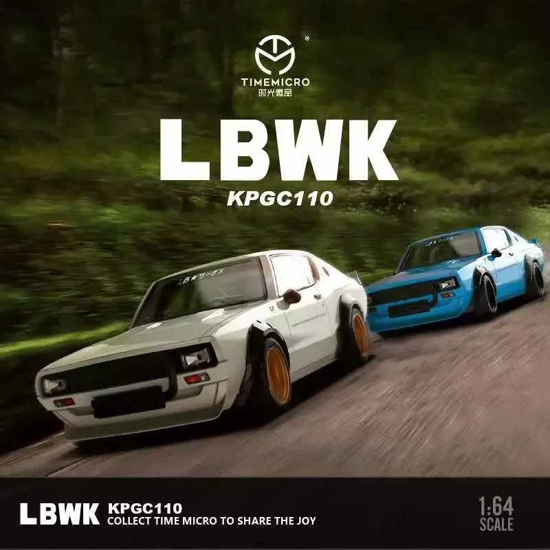 Time Micro 1/64 LBWK KPGC110 Skyline GTR Белый/Синий Имитационная модель автомобилей из сплава
Time Micro 1/64 LBWK KPGC110 Skyline GTR Белый/Синий Имитационная модель автомобилей из сплава
