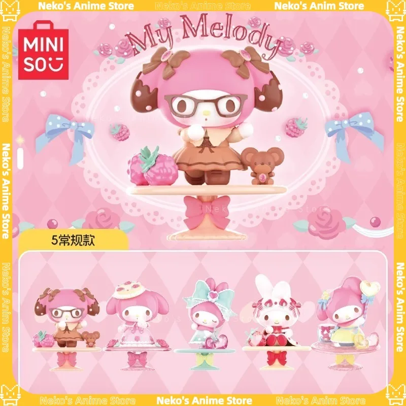 В наличии MINISO My Melody Послеобеденный чай Серия Слепая коробка Украшения Модные игрушечные фигурки Подарки Настольный компьютер
В наличии MINISO My Melody Послеобеденный чай Серия Слепая коробка Украшения Модные игрушечные фигурки Подарки Настольный компьютер