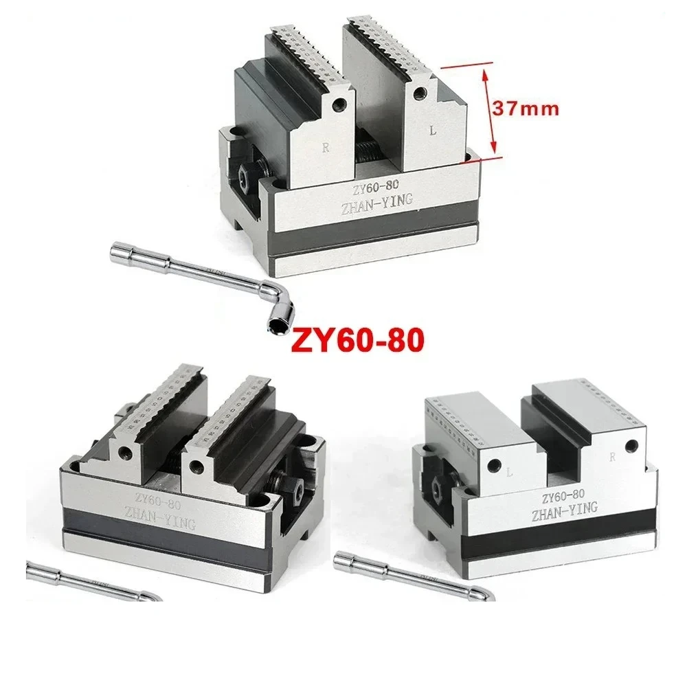 Precision CNC Vise ZY60-80 Four Axis Five Axis Turntable Fixture Self Centering Concentric Flat Nose Pliers for cnc industrial
Precision CNC Vise ZY60-80 Four Axis Five Axis Turntable Fixture Self Centering Concentric Flat Nose Pliers for cnc industrial