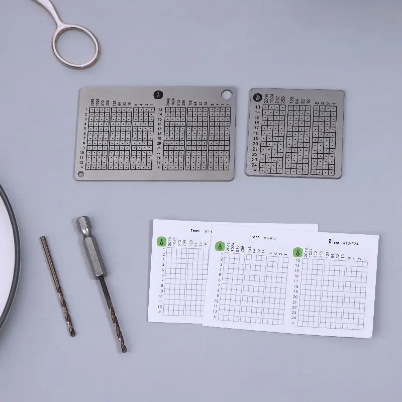 1Pcs Mnemonic 24 Words Backup Kit, Crypto Seed Phrase Storage Plate For BIP39 Recovery Words, Recovery Cold Wallet
1Pcs Mnemonic 24 Words Backup Kit, Crypto Seed Phrase Storage Plate For BIP39 Recovery Words, Recovery Cold Wallet