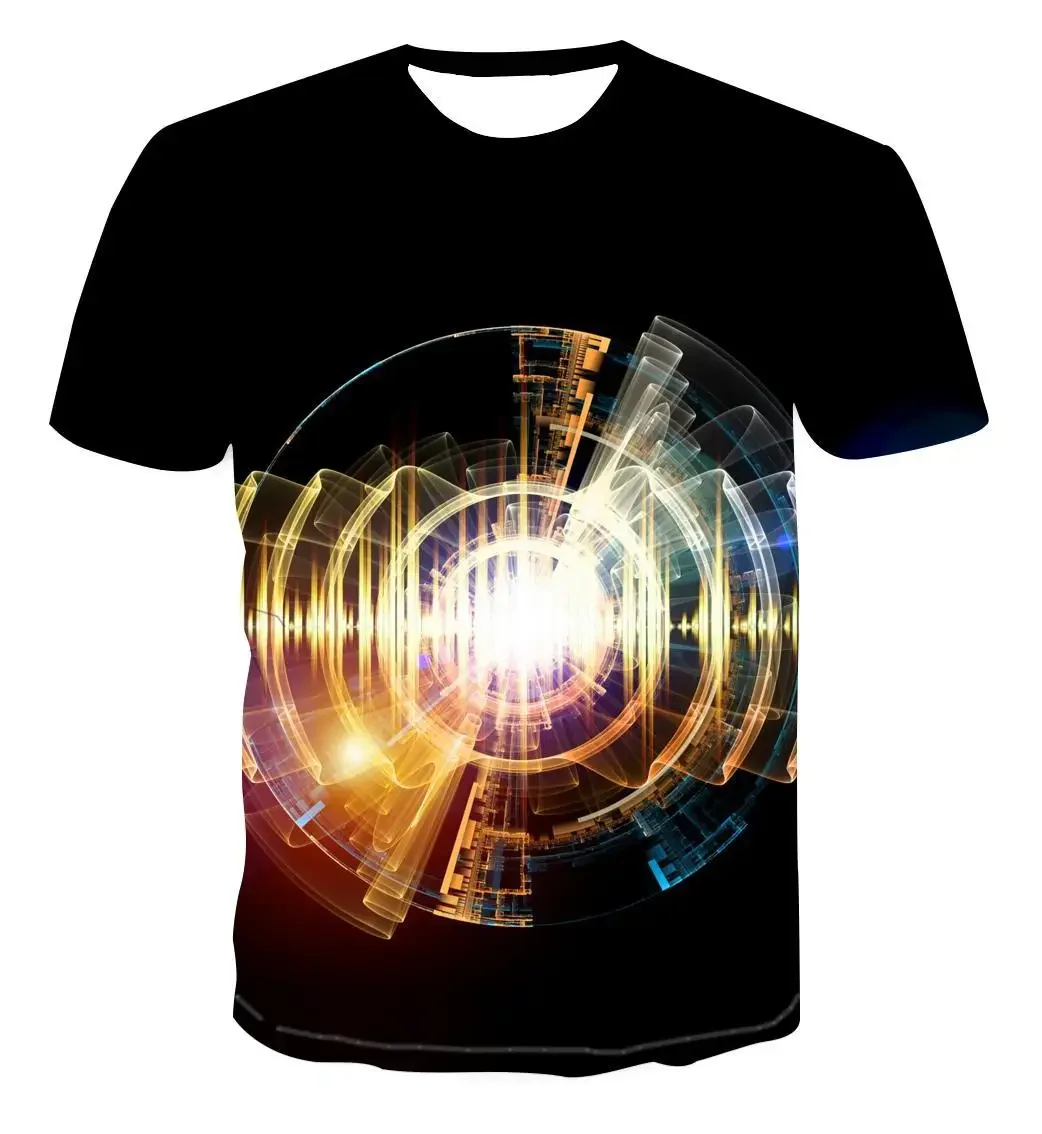 Summer hot fashion 3D abstract pattern men's T-shirt Summer fun personality men's hip-hop street loose short sleeved T-shirt
Summer hot fashion 3D abstract pattern men's T-shirt Summer fun personality men's hip-hop street loose short sleeved T-shirt