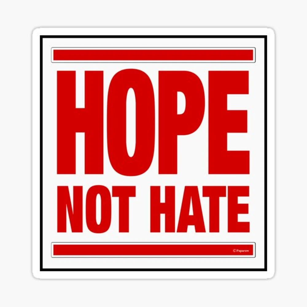 HOPE NOT HATE Sticker for Laptop Decor Bedroom Car Cute Cartoon Art Fashionable Public Suitcase
HOPE NOT HATE Sticker for Laptop Decor Bedroom Car Cute Cartoon Art Fashionable Public Suitcase