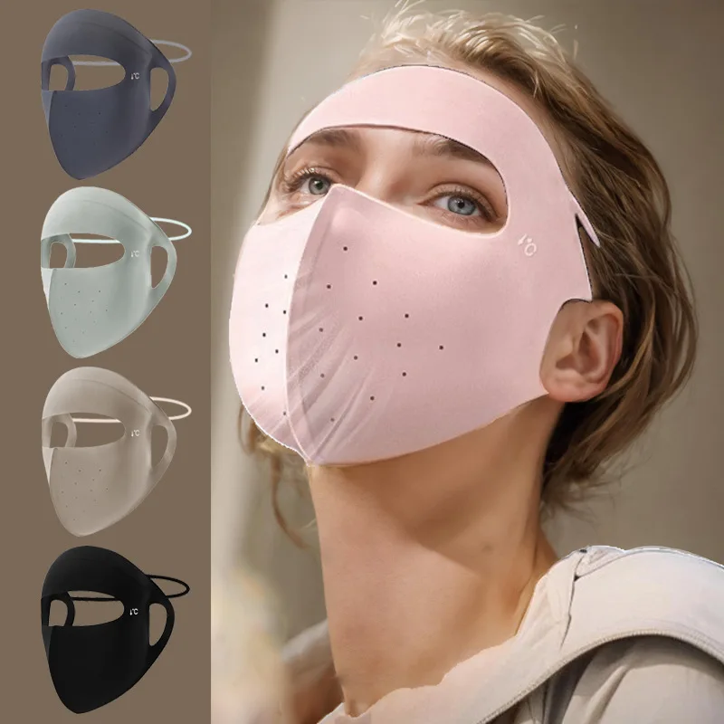 Summer Ice Silk Sunshade Mask For Women Integrated Full Face Cover Breathable Anti-UV Outdoor Eye Corner Protection Face Mask
Summer Ice Silk Sunshade Mask For Women Integrated Full Face Cover Breathable Anti-UV Outdoor Eye Corner Protection Face Mask