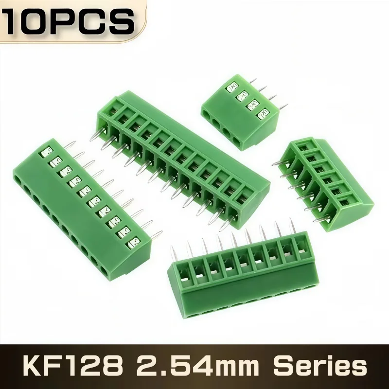 10PCS KF128 2.54mm PCB Mini Screw Terminal Blocks KF128-2.54 2P 3P 4P 5P 6P 7P 8P 9P 10P 12P 16P Connector for Wires Terminal
10PCS KF128 2.54mm PCB Mini Screw Terminal Blocks KF128-2.54 2P 3P 4P 5P 6P 7P 8P 9P 10P 12P 16P Connector for Wires Terminal