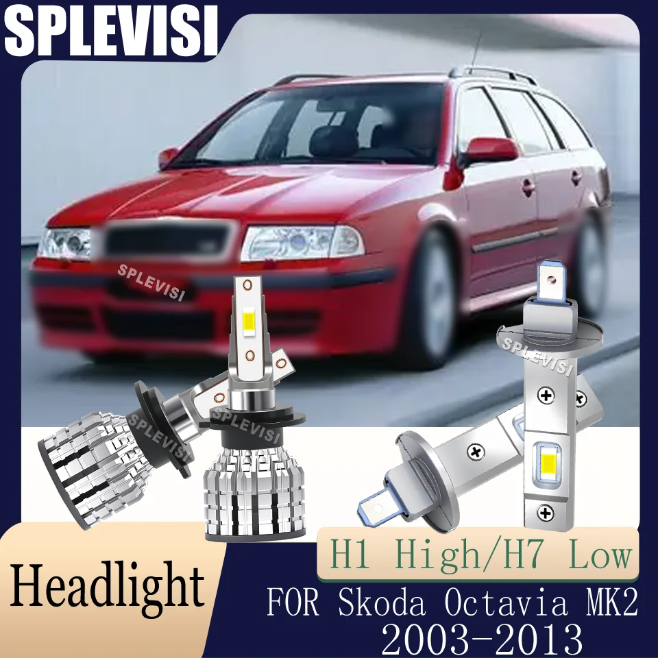 Pure White Beam LED Headlights 6000K Daylight Color High Low Beam For Skoda Octavia MK2 2003 2004 2005 2006 2007 2008 2009-2013
Pure White Beam LED Headlights 6000K Daylight Color High Low Beam For Skoda Octavia MK2 2003 2004 2005 2006 2007 2008 2009-2013