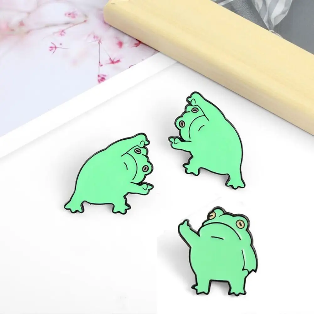 Enamel Brooch Cosplay Badge Clothing Accessories Little Frog Shape Brooch Finger Frog Brooch Funny Frog Brooches Animal Badge
Enamel Brooch Cosplay Badge Clothing Accessories Little Frog Shape Brooch Finger Frog Brooch Funny Frog Brooches Animal Badge