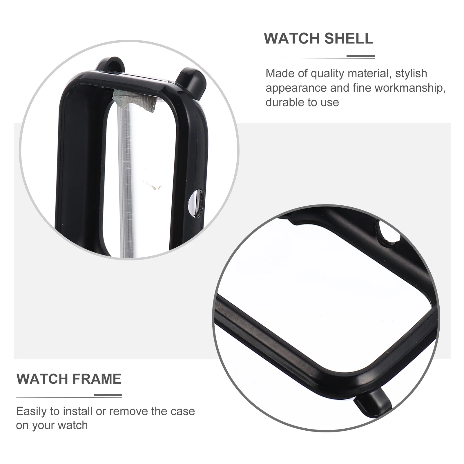 Watch Protective Case Screen Protector for Smartwatch Accessories Super Light Wear Resistant Creative Design Perfect Gift
Watch Protective Case Screen Protector for Smartwatch Accessories Super Light Wear Resistant Creative Design Perfect Gift