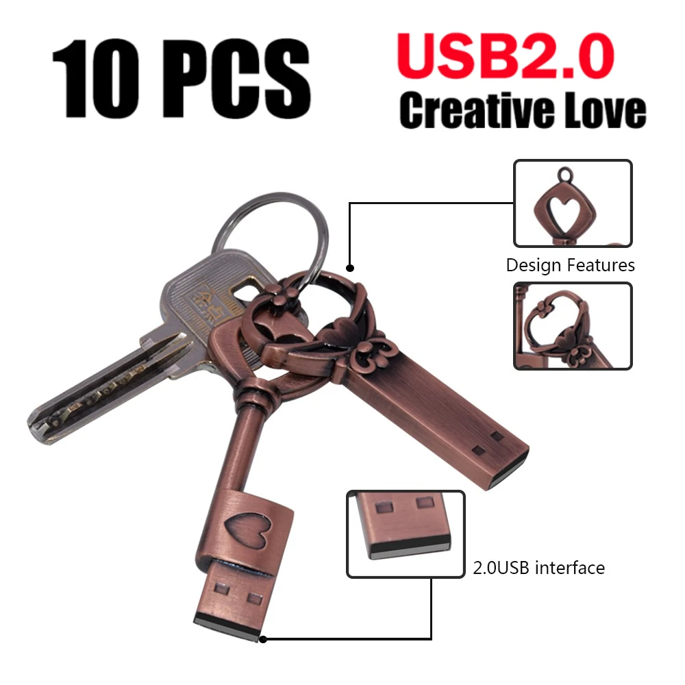 10 шт./лот, медный ключ в форме сердца, USB-флешка, флэш-накопитель, 4 ГБ, 8 ГБ, 32 ГБ, 64 ГБ, металлические ключи, карта памяти, свадебный подарок
10 шт./лот, медный ключ в форме сердца, USB-флешка, флэш-накопитель, 4 ГБ, 8 ГБ, 32 ГБ, 64 ГБ, металлические ключи, карта памяти, свадебный подарок