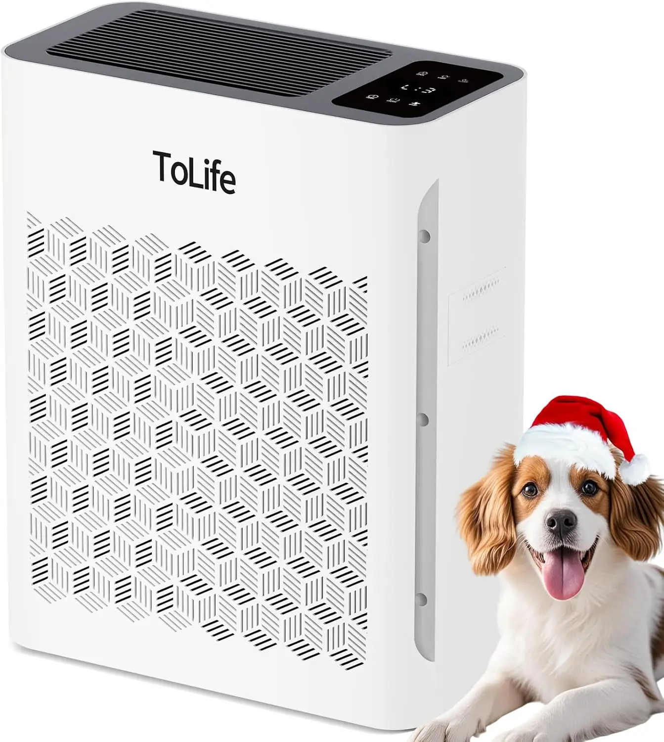 Очиститель воздуха для большой комнаты с фильтром HEPA, моющийся для шерсти домашних животных, удаление запаха пыли и дыма до 1095 футов2, таймер режима сна, белый
Очиститель воздуха для большой комнаты с фильтром HEPA, моющийся для шерсти домашних животных, удаление запаха пыли и дыма до 1095 футов2, таймер режима сна, белый