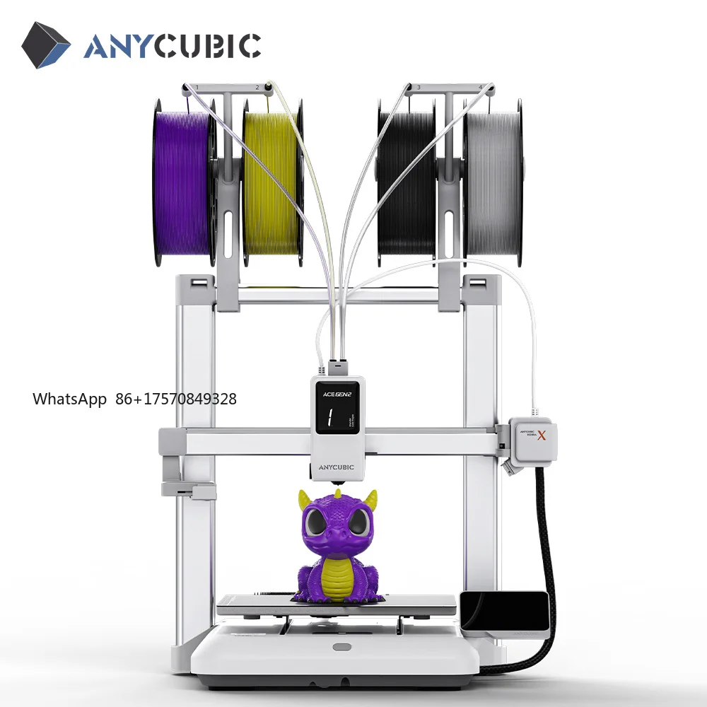ANYCUBIC Kobra X 3D Printer 2X Speed & Filament Saving Auto Leveling Max 600mm/s Print Speed Soft & Hard Multi-color 3D Printer
ANYCUBIC Kobra X 3D Printer 2X Speed & Filament Saving Auto Leveling Max 600mm/s Print Speed Soft & Hard Multi-color 3D Printer