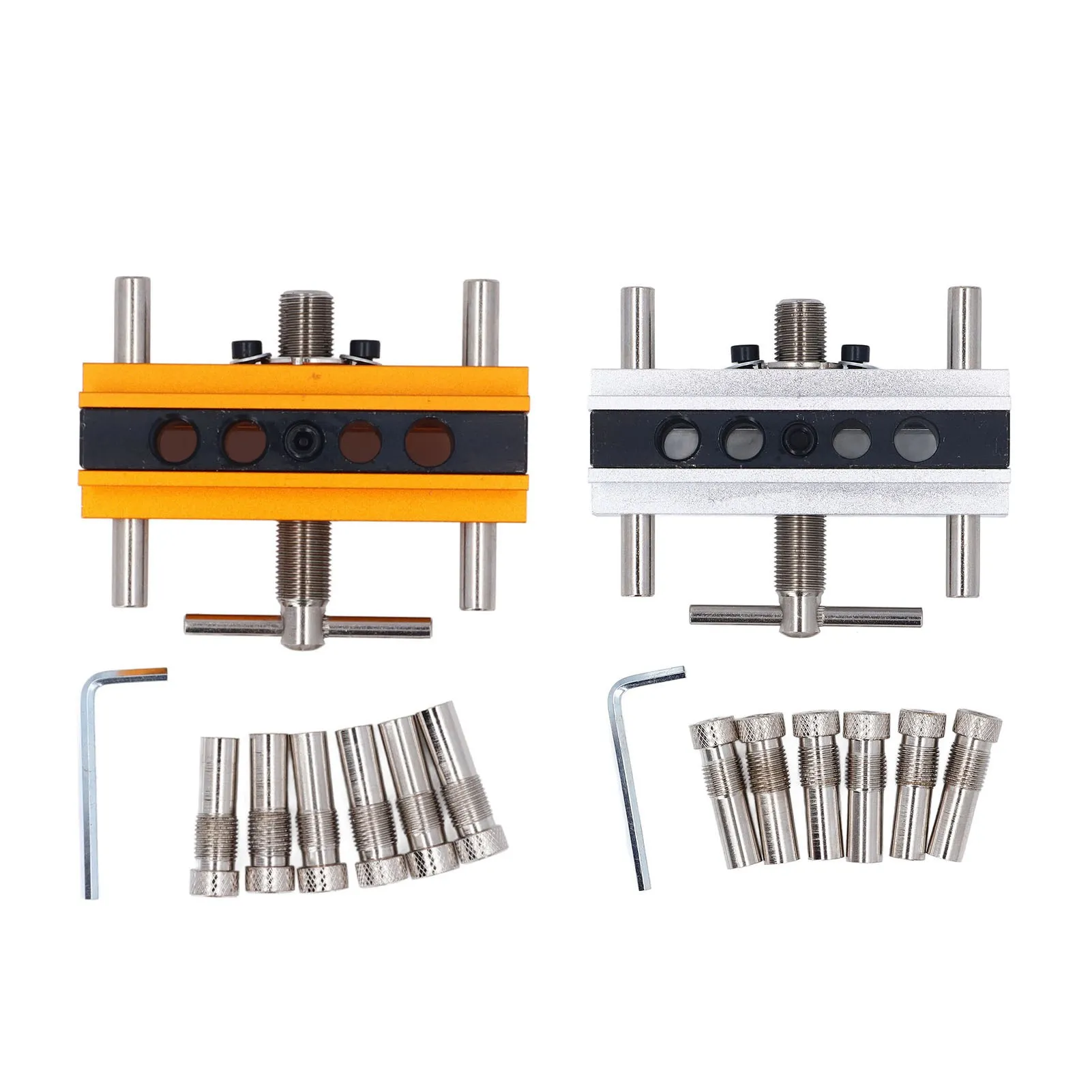 Doweling Jig Kit Self Centering Doweling Jig Kit Metric Adjustable Width Drilling Wth 6 Bushings for Straight Holes
Doweling Jig Kit Self Centering Doweling Jig Kit Metric Adjustable Width Drilling Wth 6 Bushings for Straight Holes