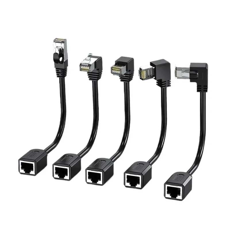High Speed Broadband 90 Degree Elbow Network Cable Category 7 RJ45 Male to Master Ear Fixed
High Speed Broadband 90 Degree Elbow Network Cable Category 7 RJ45 Male to Master Ear Fixed