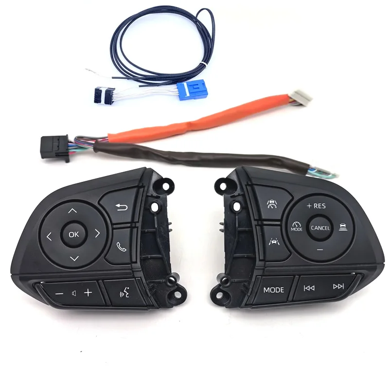 Для Toyota Avalon Camry RAV4 Corolla 2023-2026: Новые белые переключатели на руле с Bluetooth и круиз-контролем
Для Toyota Avalon Camry RAV4 Corolla 2023-2026: Новые белые переключатели на руле с Bluetooth и круиз-контролем