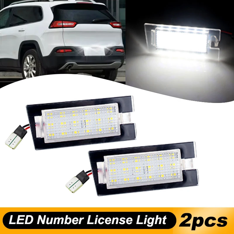 2Pcs/Set LED Number License Plate Light Lamp Car Accessories Fit for Jeep Cherokee KL 2014--2018 Led Car Tail Lamps 68223864AB
2Pcs/Set LED Number License Plate Light Lamp Car Accessories Fit for Jeep Cherokee KL 2014--2018 Led Car Tail Lamps 68223864AB