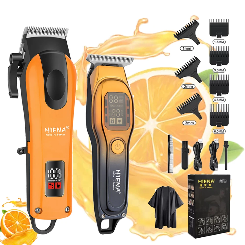HIENA Orange Hair Clipper Set Precision Cuts with Vibrant Style Hair Clipper Set Upgrade Your Grooming cutting trimmer for men
HIENA Orange Hair Clipper Set Precision Cuts with Vibrant Style Hair Clipper Set Upgrade Your Grooming cutting trimmer for men