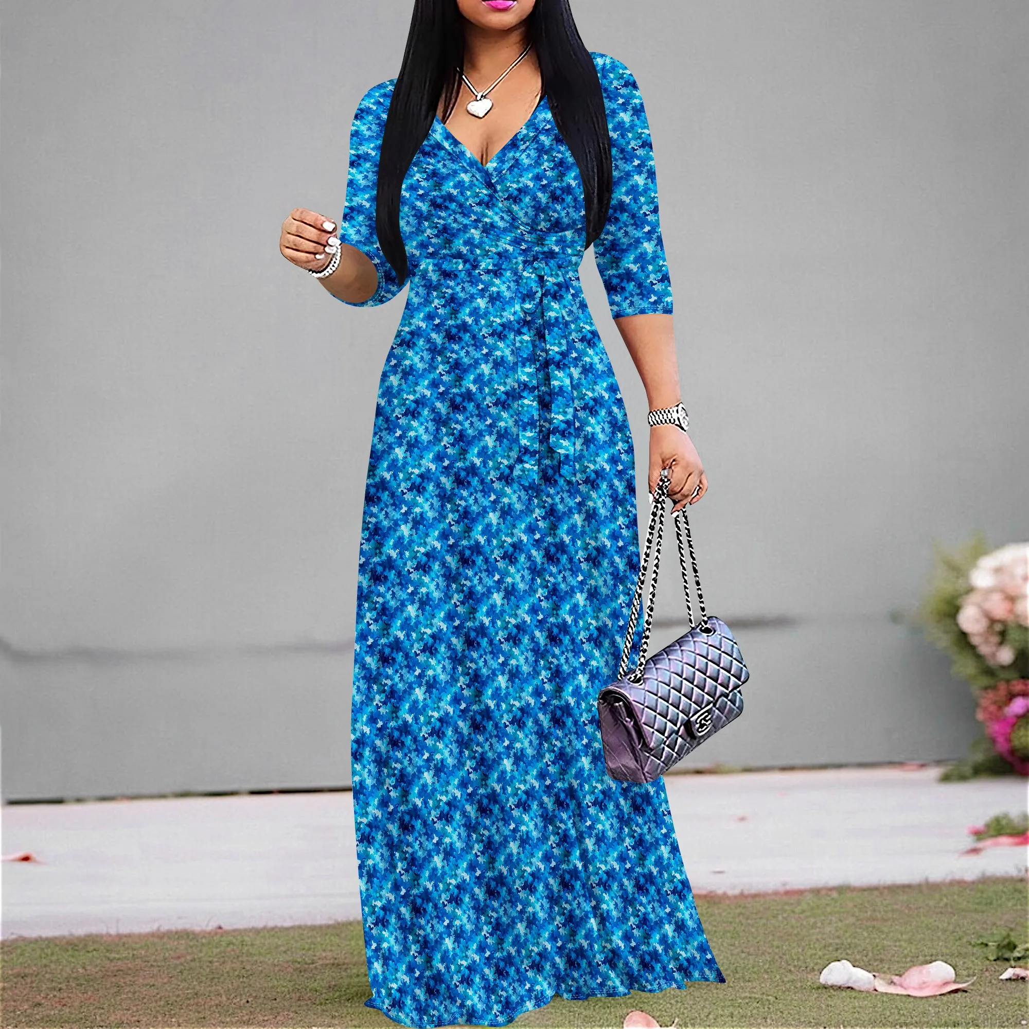 Blue Abstract Tie Dye Maxi Dress S-3XL – Artistic Long Sleeve Dress for Vacation & Music Festivals
Blue Abstract Tie Dye Maxi Dress S-3XL – Artistic Long Sleeve Dress for Vacation & Music Festivals