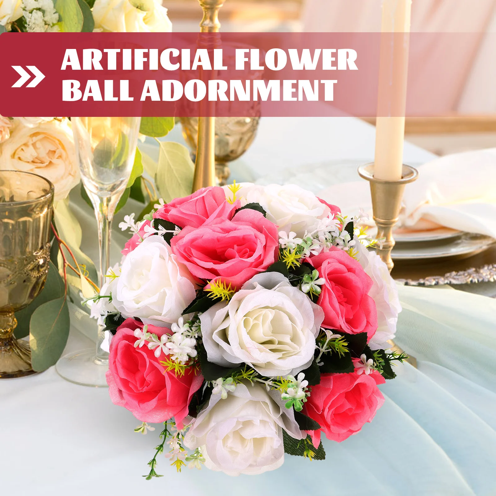 White Simulated Rose Flowers Artificial Wedding Party Table Decor Centerpiece Balls Home Holiday Decor Fake Flower Ball
White Simulated Rose Flowers Artificial Wedding Party Table Decor Centerpiece Balls Home Holiday Decor Fake Flower Ball