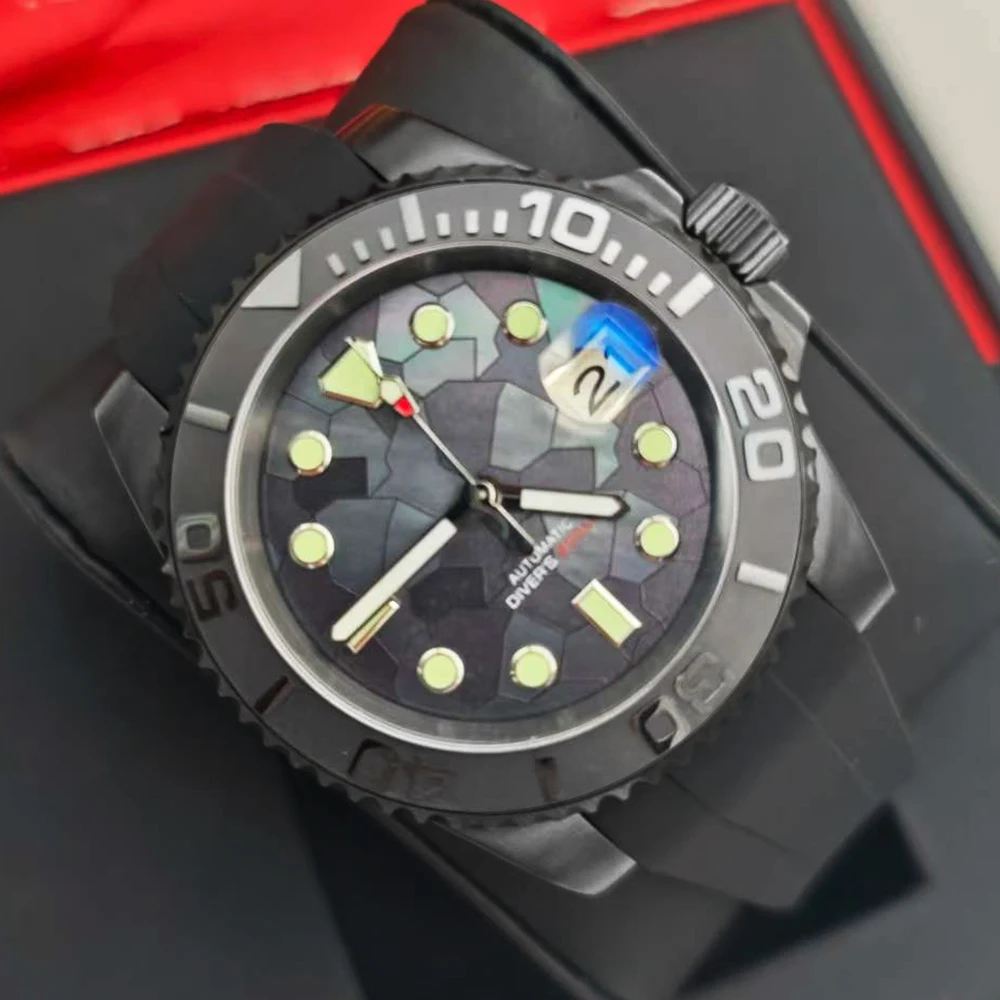 40mm Casual Men's Mechanical Watch Water-resistant Stainless Steel Sapphire Automatic NH35 Watch Luminous
40mm Casual Men's Mechanical Watch Water-resistant Stainless Steel Sapphire Automatic NH35 Watch Luminous