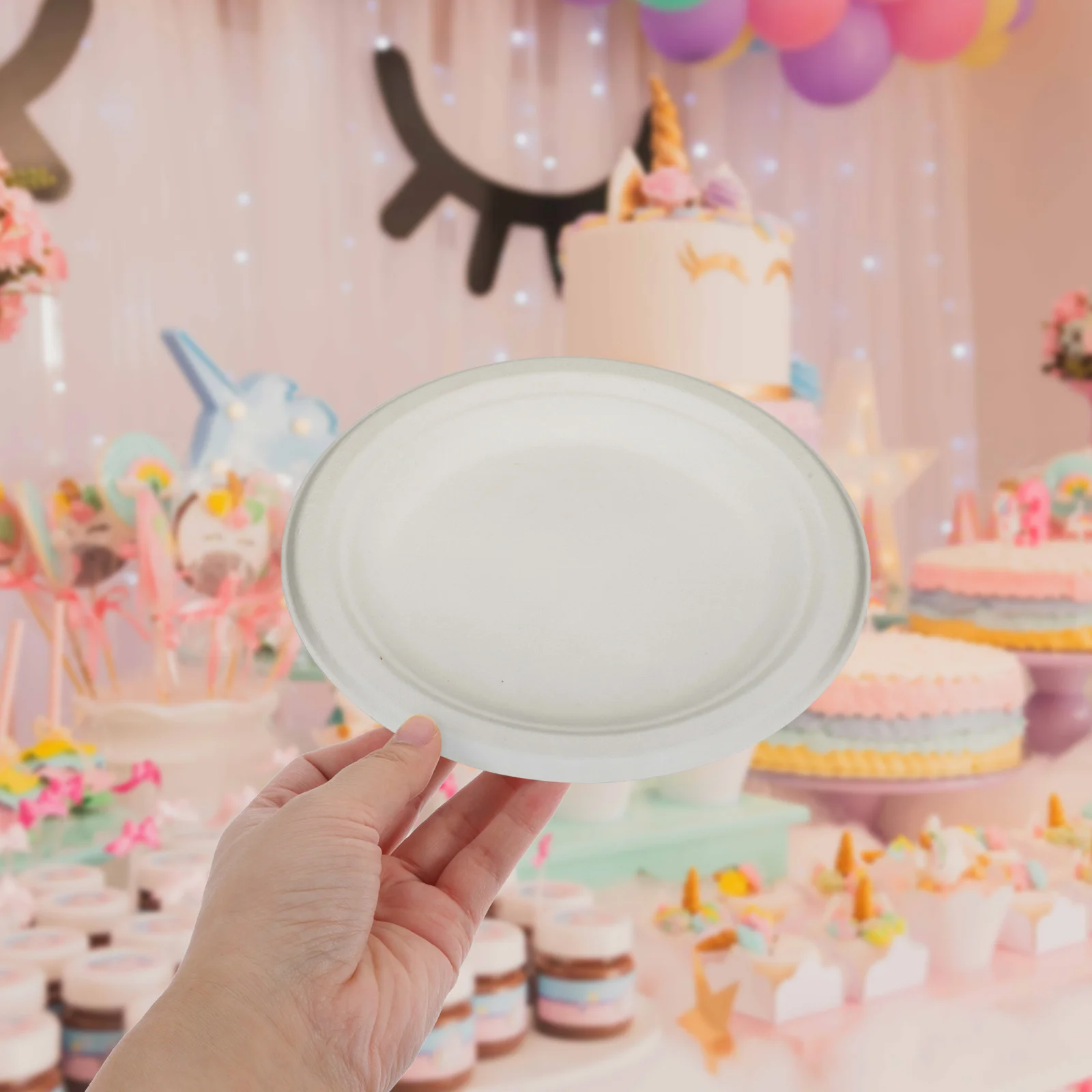 50pcs Degradable Paper Plates 7 Inch Round Disposable Tableware Party Supplies Kids Birthday Camping Eco Friendly
50pcs Degradable Paper Plates 7 Inch Round Disposable Tableware Party Supplies Kids Birthday Camping Eco Friendly