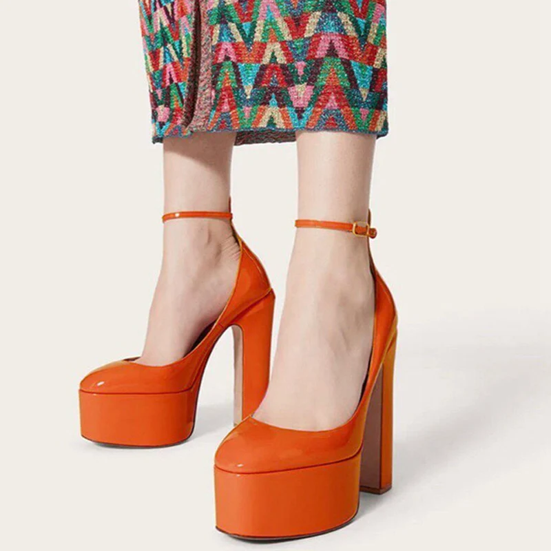 Fashion sandalias Patent Leather Summer Sandals Women Round Toe Super High Heels Women Platform Shoes Women
Fashion sandalias Patent Leather Summer Sandals Women Round Toe Super High Heels Women Platform Shoes Women