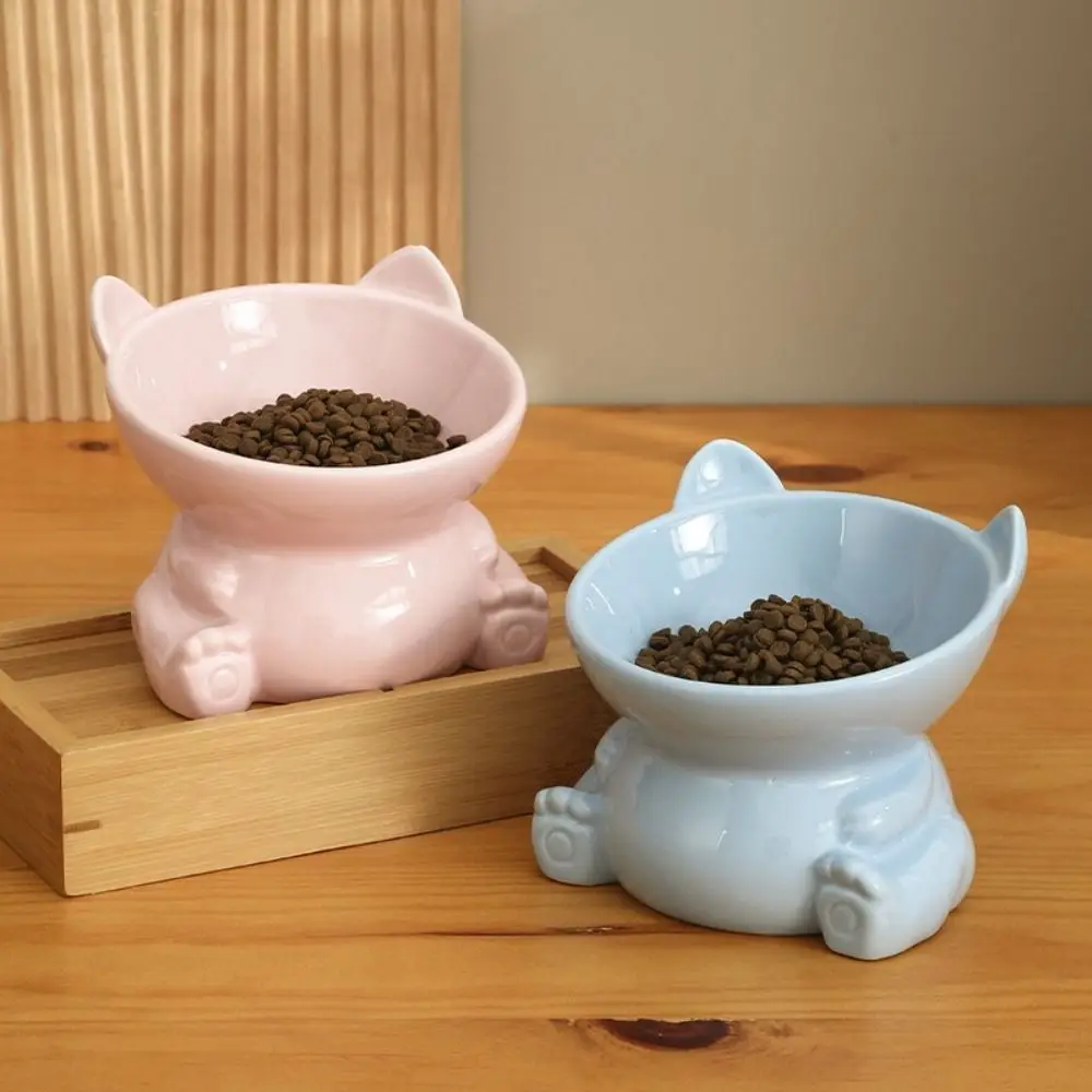 Food Dispenser Ceramic Cat Bowl Cute Creative Pet High Foot Bowl Non-slip Large Capacity Dog Food Feeding Basin Neck Protection
Food Dispenser Ceramic Cat Bowl Cute Creative Pet High Foot Bowl Non-slip Large Capacity Dog Food Feeding Basin Neck Protection