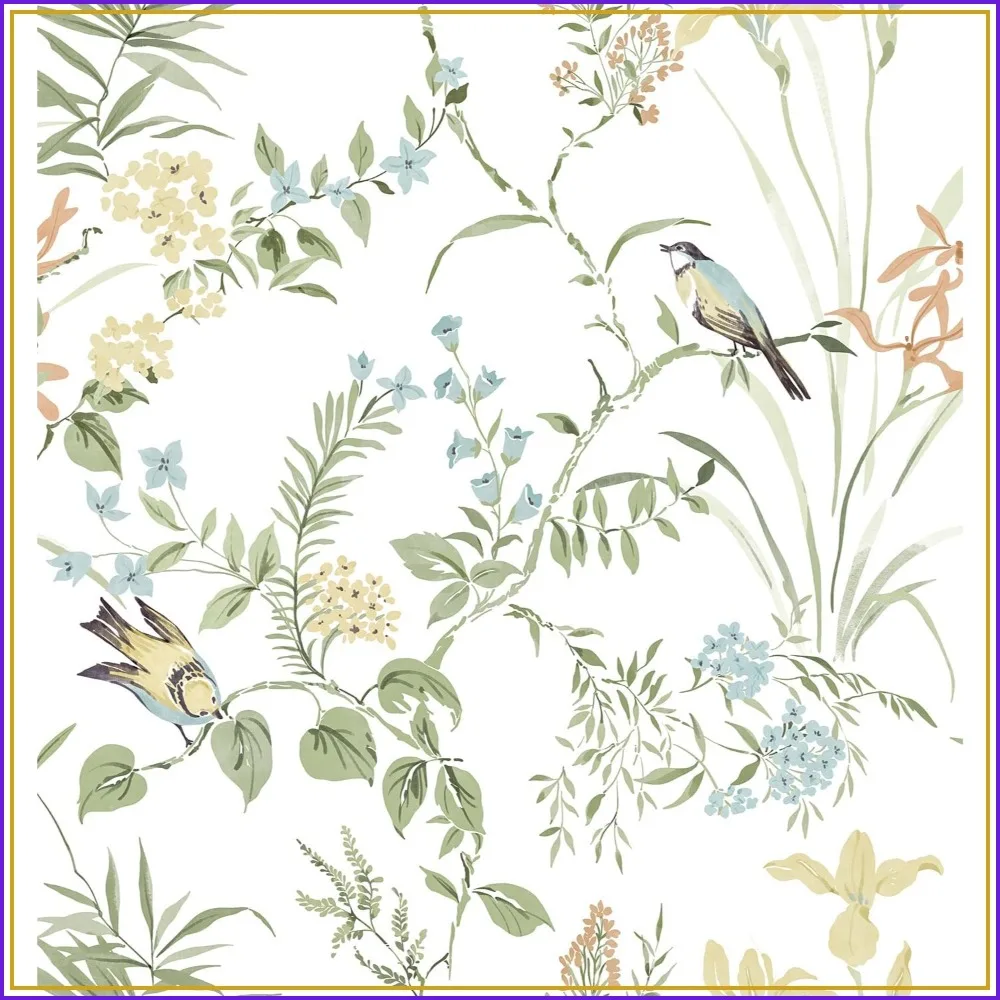 16.9" x118" Floral Peel and Stick Wallpaper Green Birds Contact Paper DIY Self Adhesive Removable for Livingroom Cabinet Decor Modern Flower Leaf Wall Vinyl Roll
16.9" x118" Floral Peel and Stick Wallpaper Green Birds Contact Paper DIY Self Adhesive Removable for Livingroom Cabinet Decor Modern Flower Leaf Wall Vinyl Roll