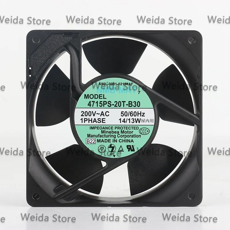 Original NMB 12038 220V 230V 240V AC 200V 14/13W 12CM 4715PS-20T-B30 AC cabinet Aluminum frame cooling fan
Original NMB 12038 220V 230V 240V AC 200V 14/13W 12CM 4715PS-20T-B30 AC cabinet Aluminum frame cooling fan