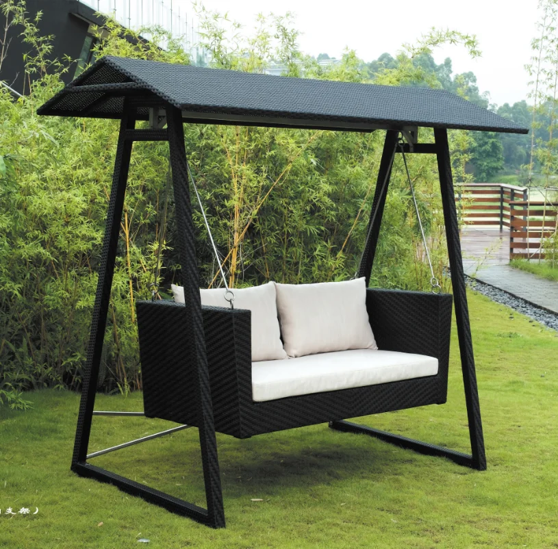 Aluminum PE Rattan Garden Double Hanging Swing Sofa Outdoor Furniture Foshan Factory
Aluminum PE Rattan Garden Double Hanging Swing Sofa Outdoor Furniture Foshan Factory