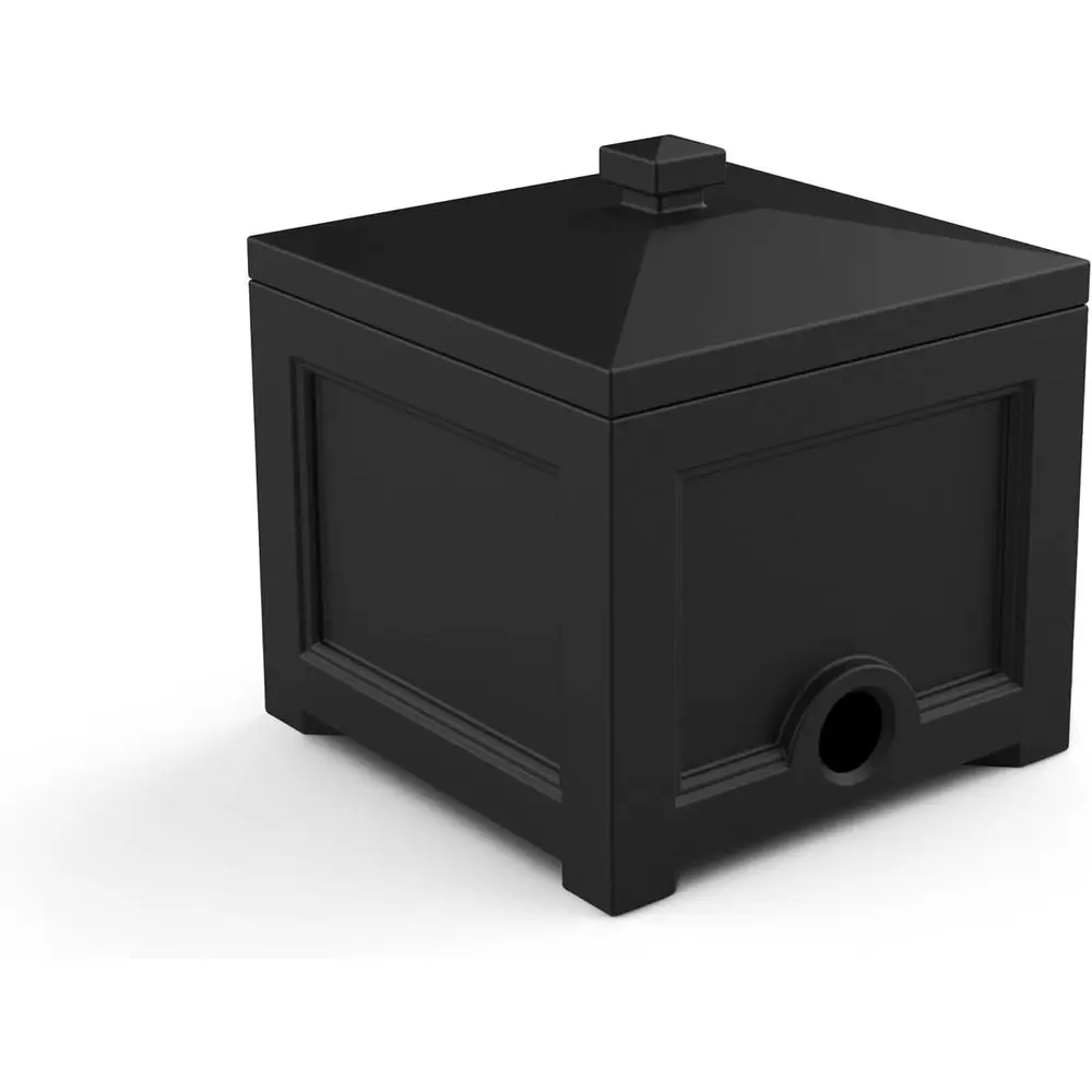 Black Garden Hose Storage Bin - 17x17x18 inches - Holds 100 ft Hose
Black Garden Hose Storage Bin - 17x17x18 inches - Holds 100 ft Hose