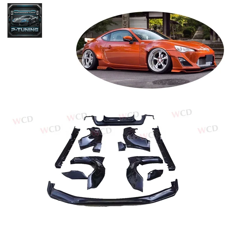RB1 Style Fiberglass Wide Body Kit for Toyota GT86/BRZ 2012-2015 Front Bumper Lip Separator Side Skirt Fender Diffuser
RB1 Style Fiberglass Wide Body Kit for Toyota GT86/BRZ 2012-2015 Front Bumper Lip Separator Side Skirt Fender Diffuser