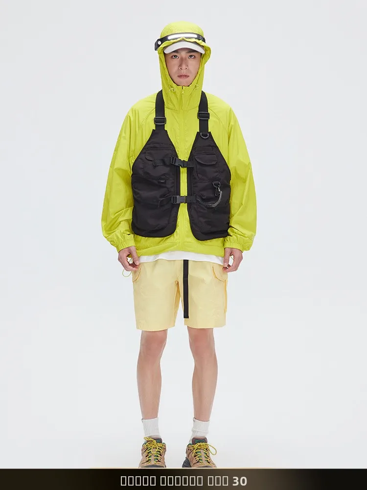 Outdoor Lightweight Breathable Men's UV Protection Skin Clothes Polyester Nylon Fabric Hat Inteated Clothing Summer Jaet
Outdoor Lightweight Breathable Men's UV Protection Skin Clothes Polyester Nylon Fabric Hat Inteated Clothing Summer Jaet