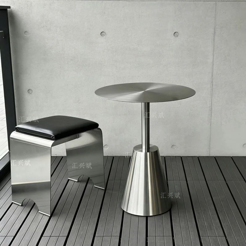 Industrial-Style Stainless Steel Round Milk Tea , Commercial Coffee Table For Dessert Shops, Luxury Creativ
Industrial-Style Stainless Steel Round Milk Tea , Commercial Coffee Table For Dessert Shops, Luxury Creativ