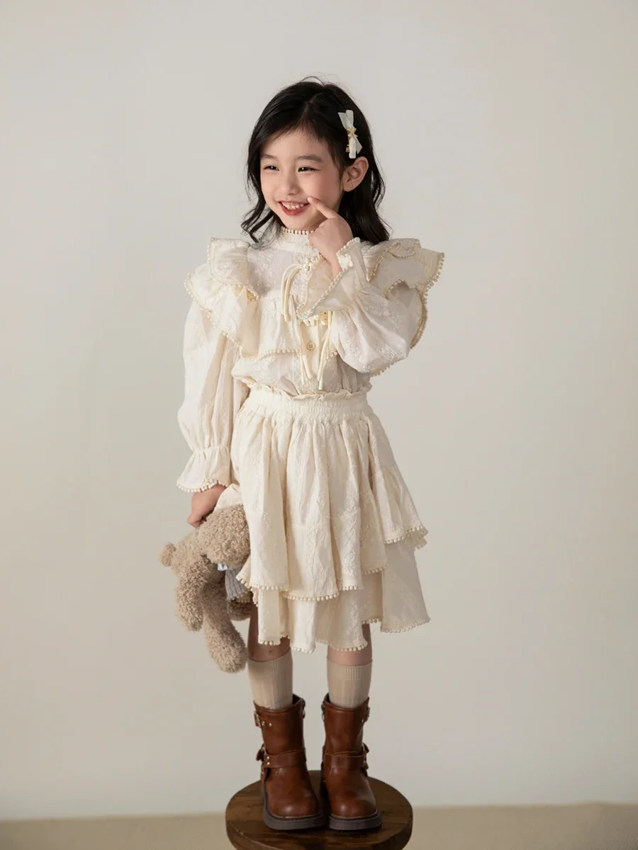 New Girl Baby Autumn Lace Suit Children National Style Dress 2-piece Set Girl Clothes Suit Dress Set Girl Autumn Dress 2025
New Girl Baby Autumn Lace Suit Children National Style Dress 2-piece Set Girl Clothes Suit Dress Set Girl Autumn Dress 2025