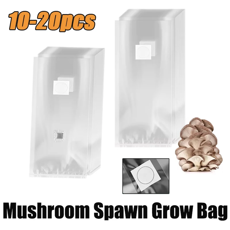 10-20pcs Polyprone Mushroom Substrate Bags with/without Injection Port Mushroom Grow Bags for Mushroom Cultivation Spa
10-20pcs Polyprone Mushroom Substrate Bags with/without Injection Port Mushroom Grow Bags for Mushroom Cultivation Spa