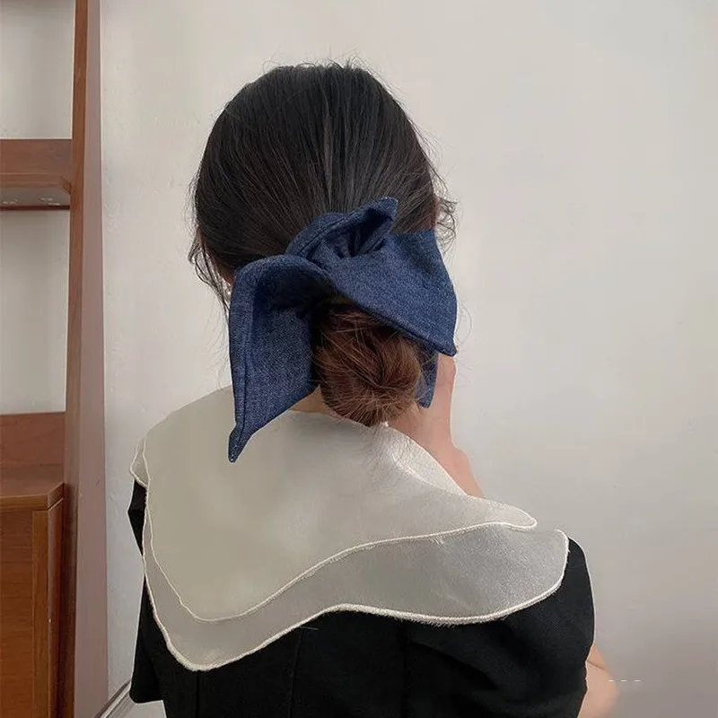Large Scrunchie for Hair Hairties Elastic Rubberbands for Girls Bun Hairstyle Scrunchie Denim Headwear Hair Accessories
Large Scrunchie for Hair Hairties Elastic Rubberbands for Girls Bun Hairstyle Scrunchie Denim Headwear Hair Accessories