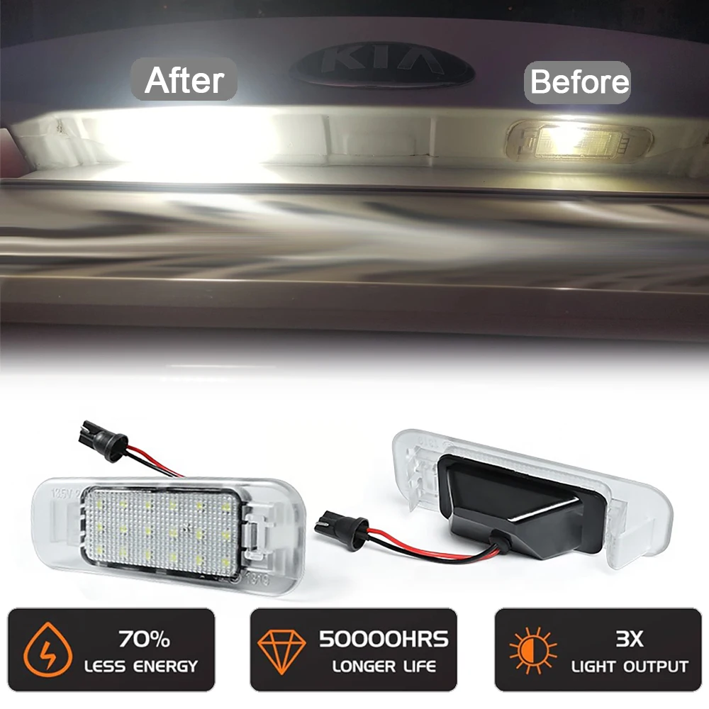18SMD Car Tail License Number LED Refletor Tag Lights For Kia Rio MK1 MK2 Rio5 Hatchback New Pride Sephia Sport Taxi JB 6000K
18SMD Car Tail License Number LED Refletor Tag Lights For Kia Rio MK1 MK2 Rio5 Hatchback New Pride Sephia Sport Taxi JB 6000K
