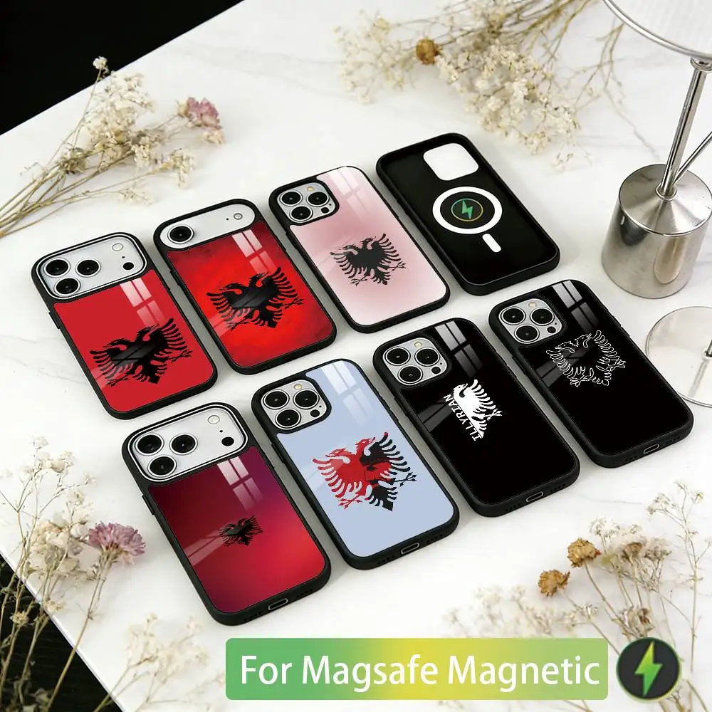 A-Albanian Flag Eagle Phone Case For iPhone17,16,15,14,13,12,11 Plus,Pro Magnetic with Magsafe Wireless Charging
A-Albanian Flag Eagle Phone Case For iPhone17,16,15,14,13,12,11 Plus,Pro Magnetic with Magsafe Wireless Charging