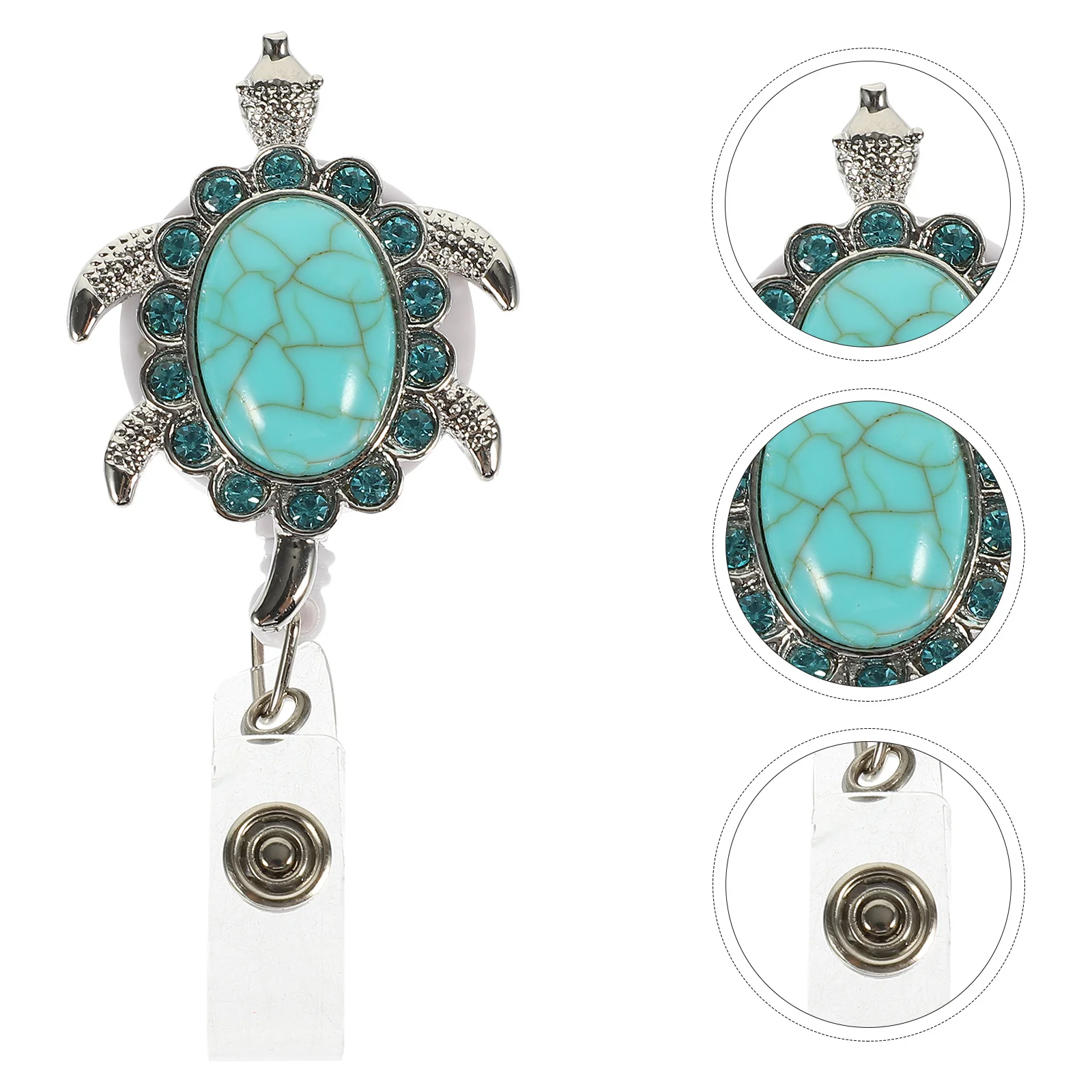 Turtle Shaped Retractable Reel Clip Holder For Id Card Name Tag Nurse Work Badge Multi-Function Decorative Accessory Portable 
Turtle Shaped Retractable Reel Clip Holder For Id Card Name Tag Nurse Work Badge Multi-Function Decorative Accessory Portable
