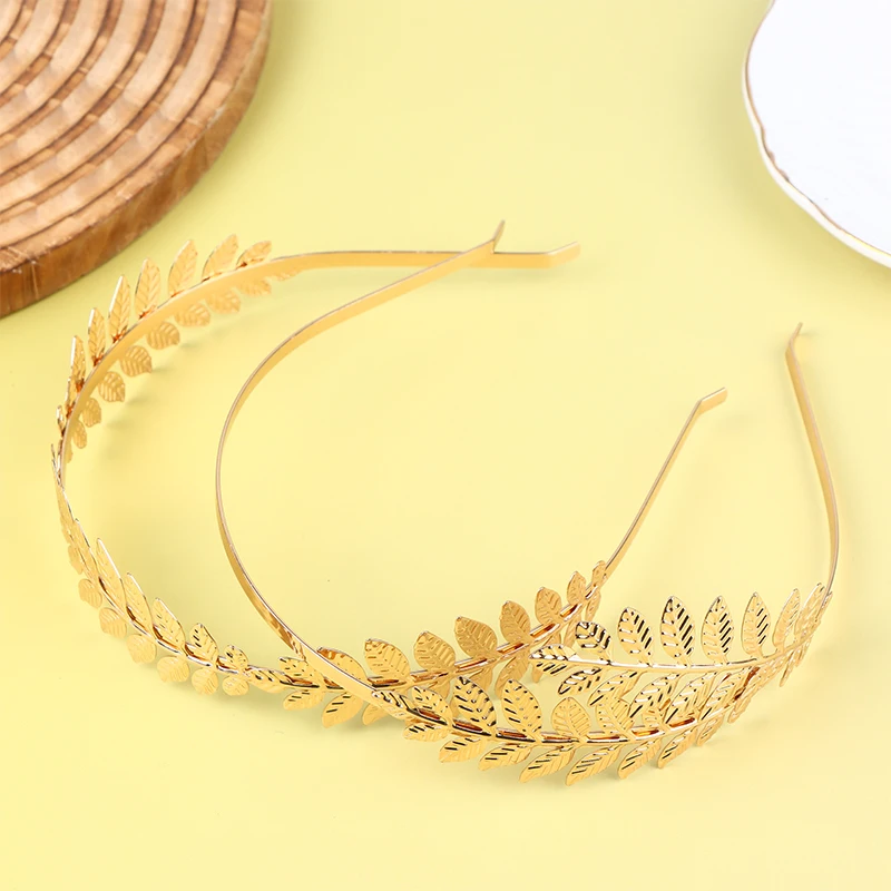 Gold Leaf Headband Goddess Greek Crown Hoop Headpiece Headdress Tiara Hair Head Jewelry Bride Wedding Hair Accessories
Gold Leaf Headband Goddess Greek Crown Hoop Headpiece Headdress Tiara Hair Head Jewelry Bride Wedding Hair Accessories