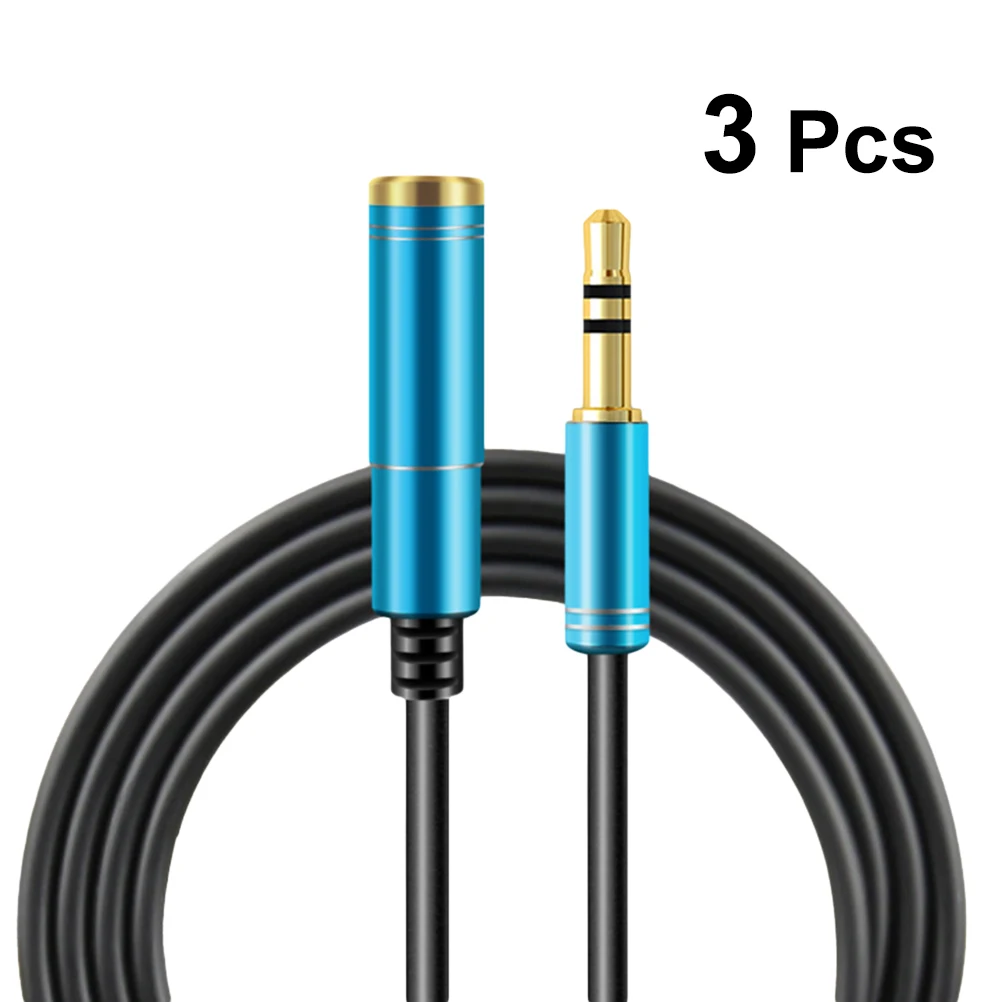 3pcs 2M 3.5Mm Male To Female Aux Extension Cable Tpe Audio Extension Cable For Headphones Cellphone Tablets Mp3 Speaker Durable
3pcs 2M 3.5Mm Male To Female Aux Extension Cable Tpe Audio Extension Cable For Headphones Cellphone Tablets Mp3 Speaker Durable