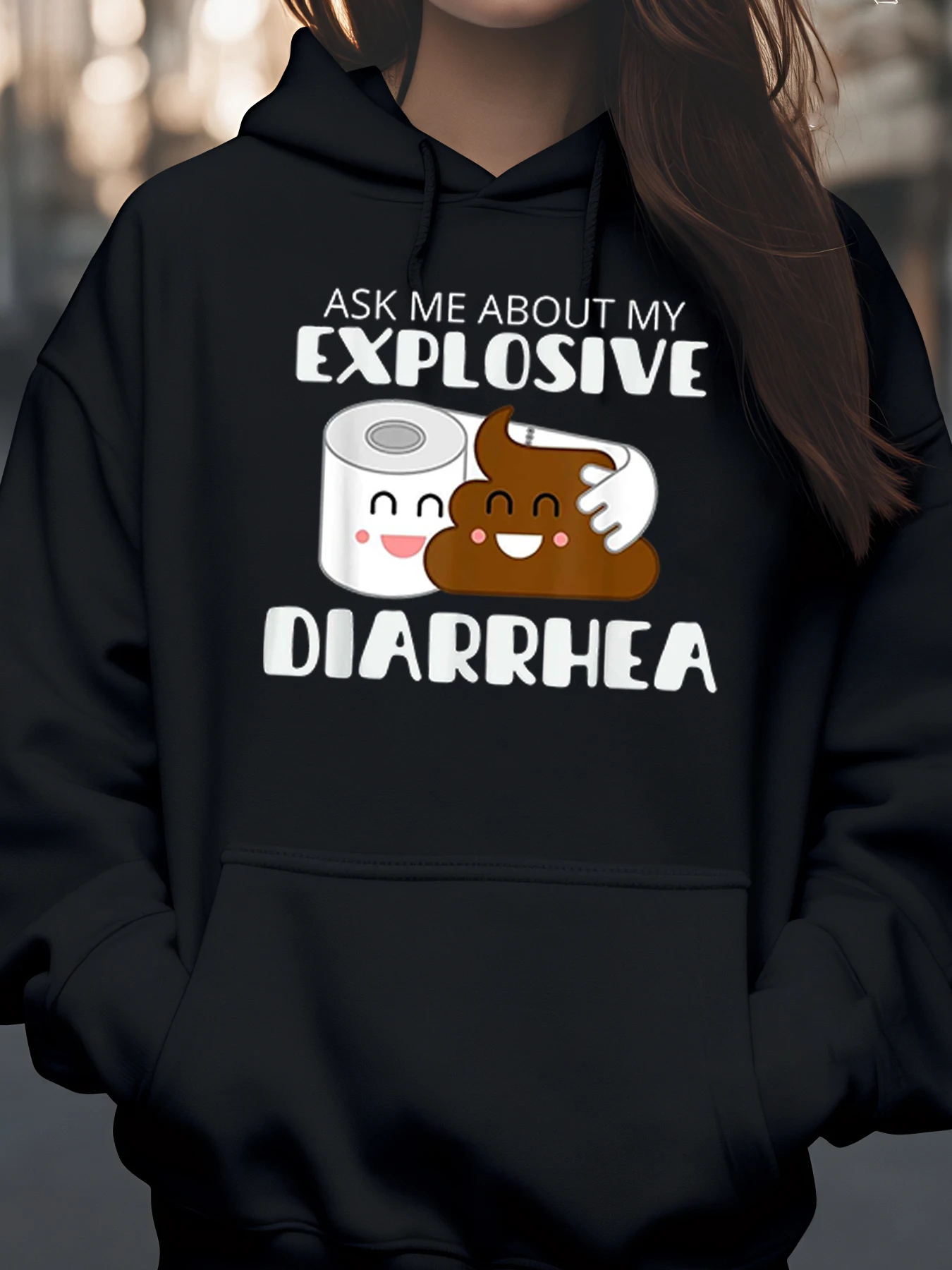 Толстовка с принтом взрывной диареи, забавная толстовка на Хэллоуин для женщин, повседневная одежда, подарок с юмором
Толстовка с принтом взрывной диареи, забавная толстовка на Хэллоуин для женщин, повседневная одежда, подарок с юмором