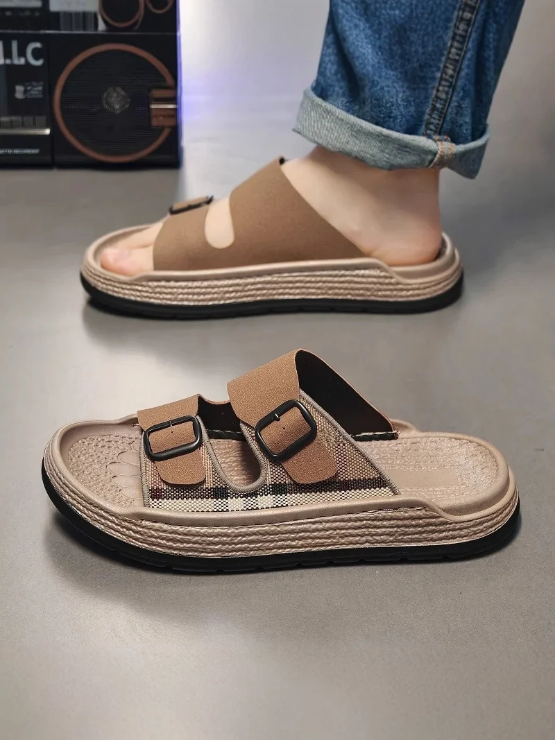 Men's Summer Outdoor Anti-Slip Wear-Resistant Soft-Soled Sandals Casual Sports Beach Shoes EVA Material Thick Bottom
Men's Summer Outdoor Anti-Slip Wear-Resistant Soft-Soled Sandals Casual Sports Beach Shoes EVA Material Thick Bottom