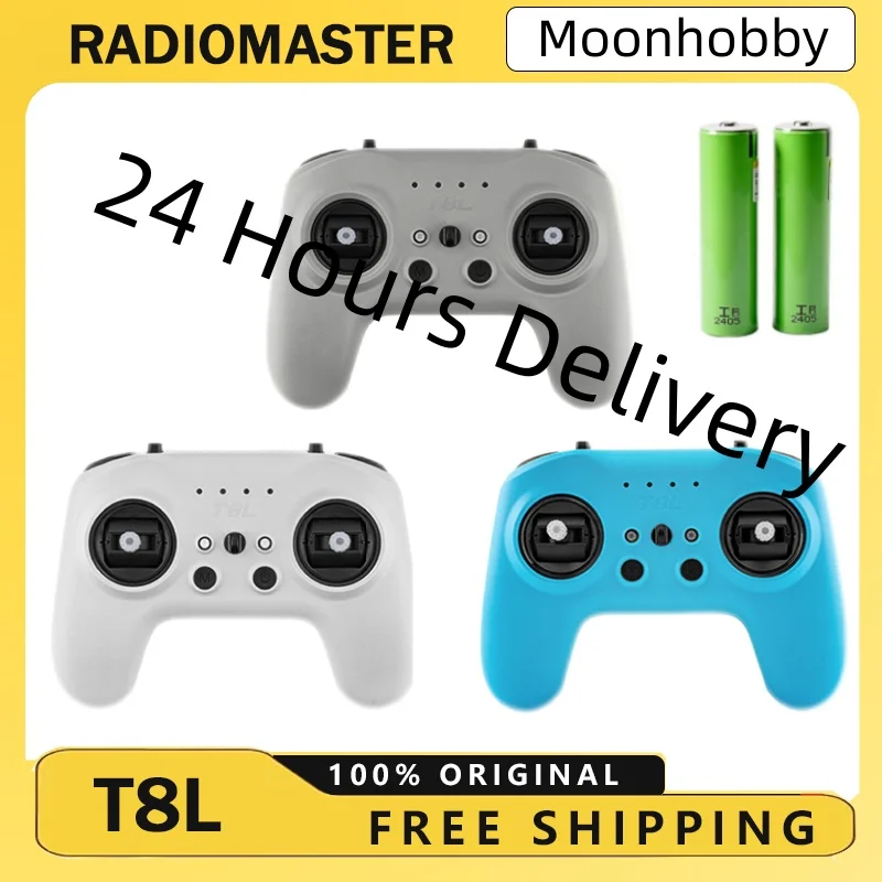 NEW RadioMaster T8L Radio 2.4G 10CH Transmitter ELRS X5 Hall Gimbal Adjustable Power 10-100mW Wi-Fi Upgrade Remote Controller
NEW RadioMaster T8L Radio 2.4G 10CH Transmitter ELRS X5 Hall Gimbal Adjustable Power 10-100mW Wi-Fi Upgrade Remote Controller