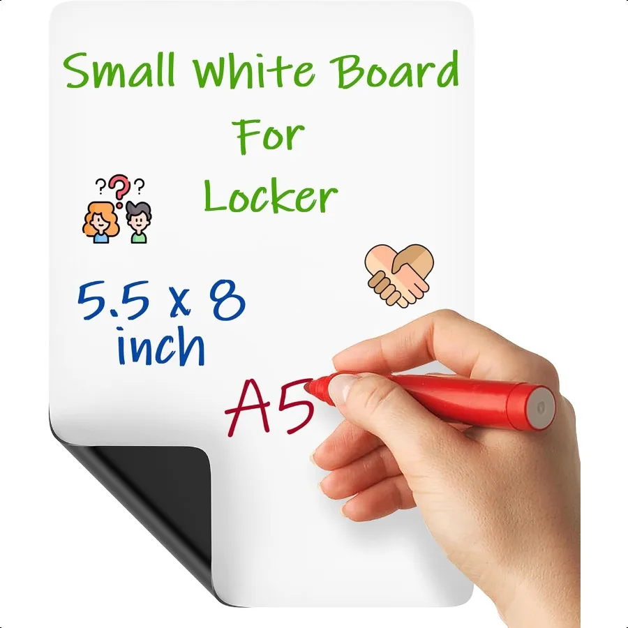 Locker Dry Erase Board Magnetic 5.5x8 Locker Whiteboard Magnetic Dry Erase Board for Lockers Magnet White Boards for Lockers Sm
Locker Dry Erase Board Magnetic 5.5x8 Locker Whiteboard Magnetic Dry Erase Board for Lockers Magnet White Boards for Lockers Sm