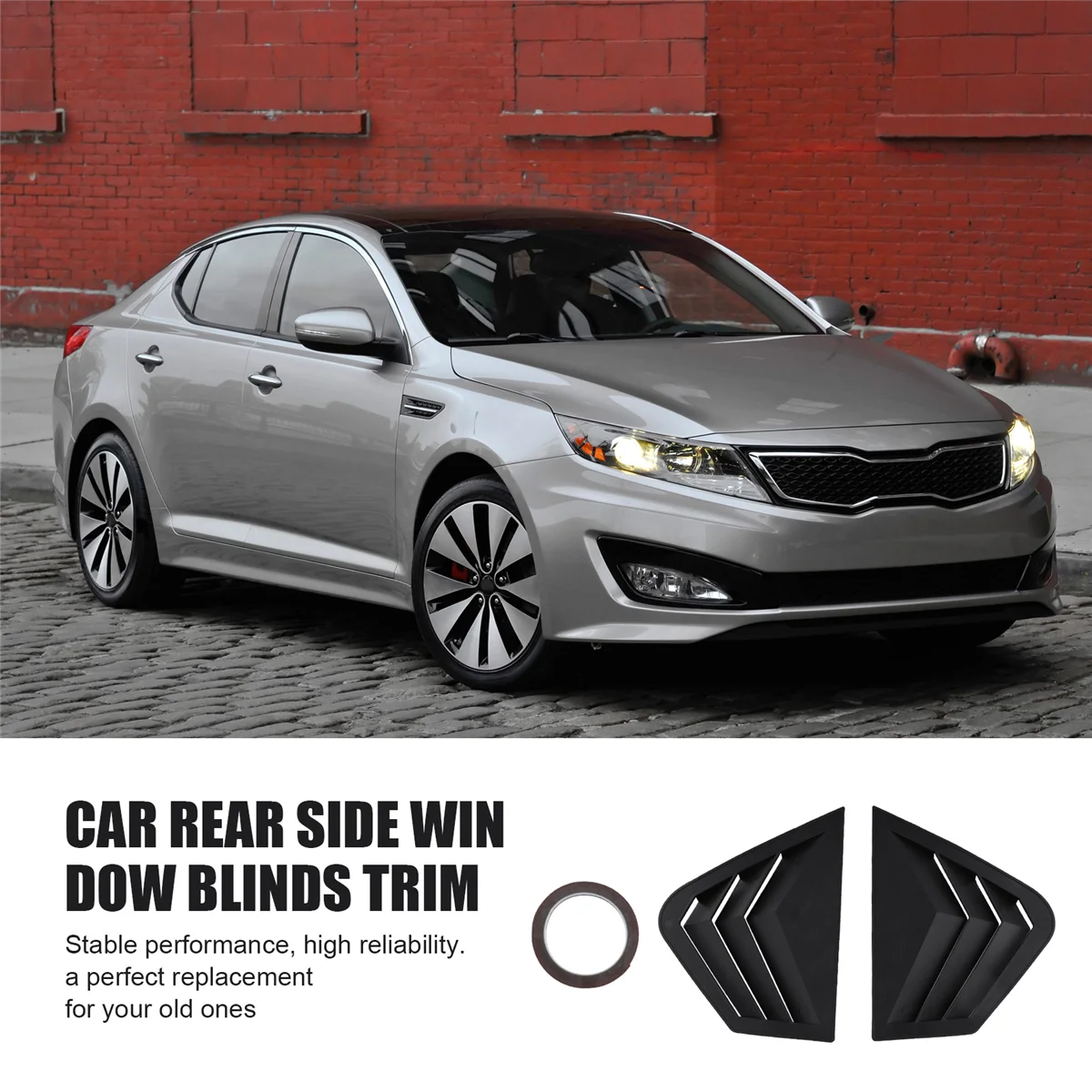 Car Rear Side Window Blinds Trim Cover Louver Stickers Frame Car Accessories for KIA Optima K5 2011-2015JADD
Car Rear Side Window Blinds Trim Cover Louver Stickers Frame Car Accessories for KIA Optima K5 2011-2015JADD