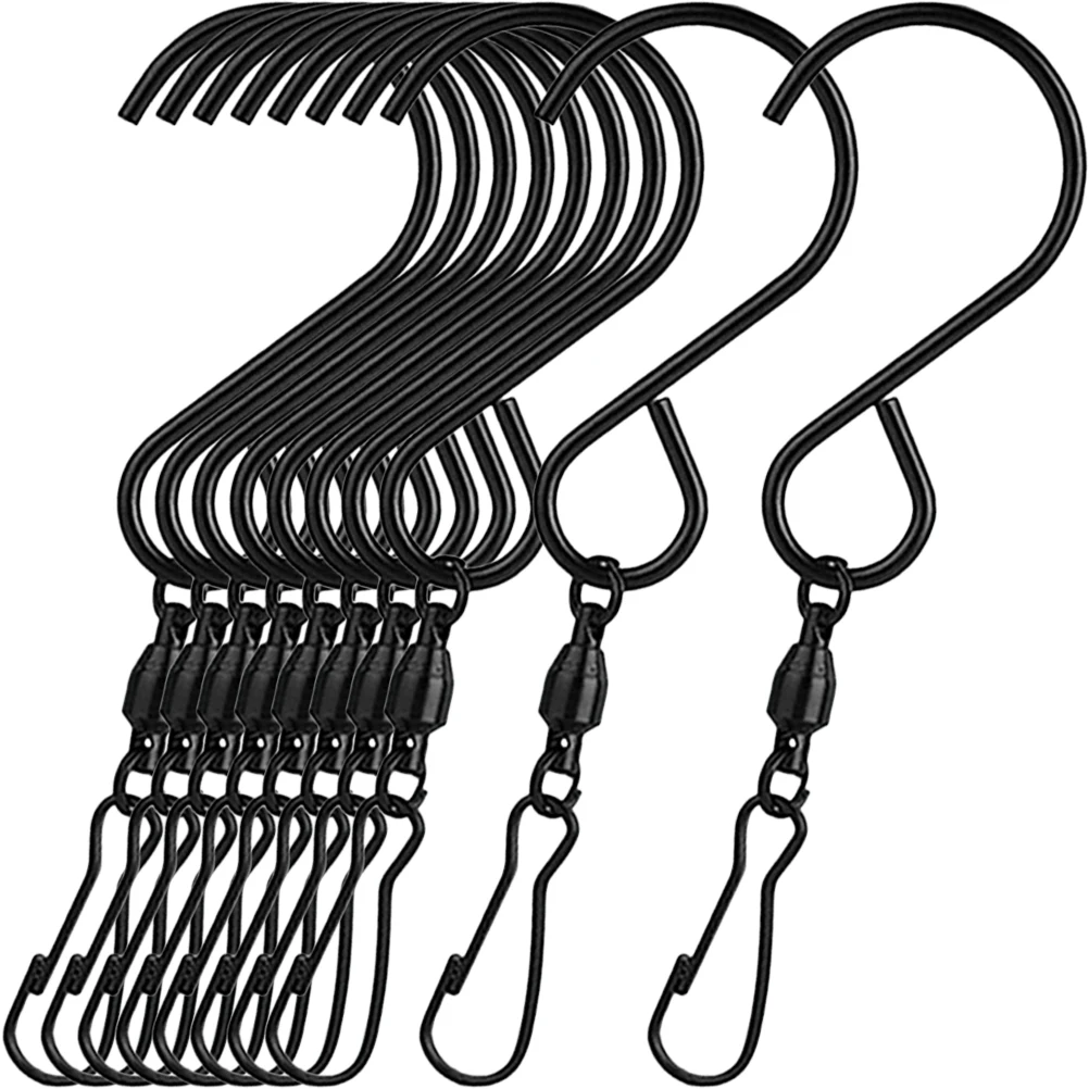10pcs Swivel Hooks Stainless Steel Rotating Hanging for Plants Lantern Chimes Bird Feeders Decorative Hangers
10pcs Swivel Hooks Stainless Steel Rotating Hanging for Plants Lantern Chimes Bird Feeders Decorative Hangers