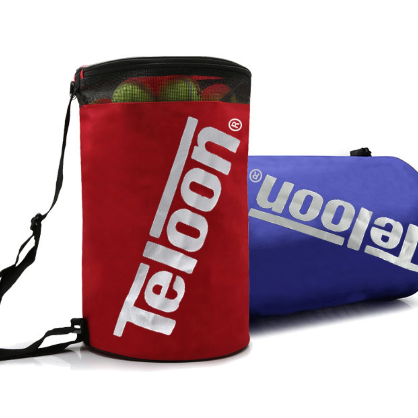 Tennis Ball Bucket Bag Zippered Opening Tube-Style Tennis Ball Bag Sports Storage Shoulder Strap Gear Sack Round Base
Tennis Ball Bucket Bag Zippered Opening Tube-Style Tennis Ball Bag Sports Storage Shoulder Strap Gear Sack Round Base