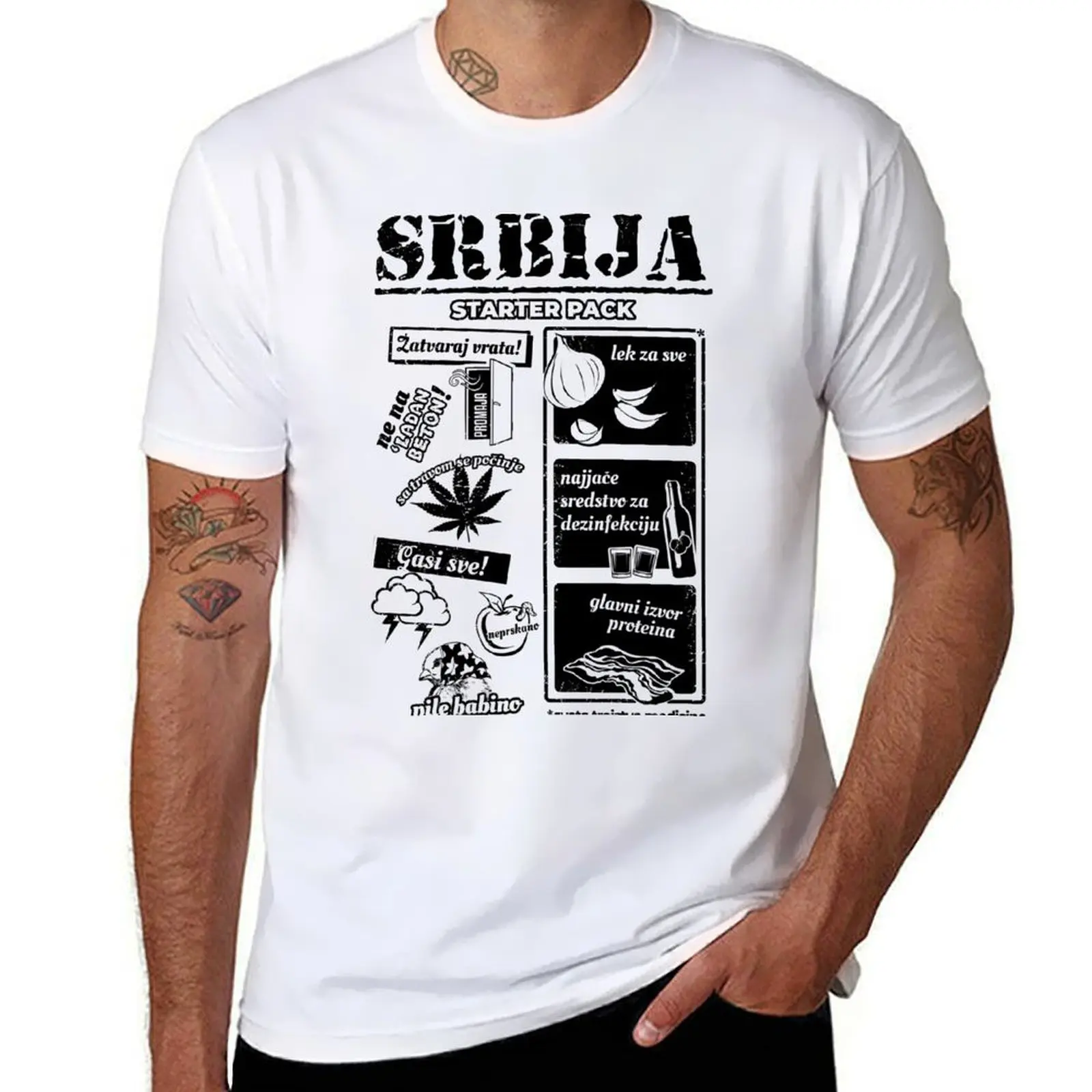 Srbija - Starter Pack T-Shirt t shirt custom print anime t shirts oversize T-Shirt
Srbija - Starter Pack T-Shirt t shirt custom print anime t shirts oversize T-Shirt