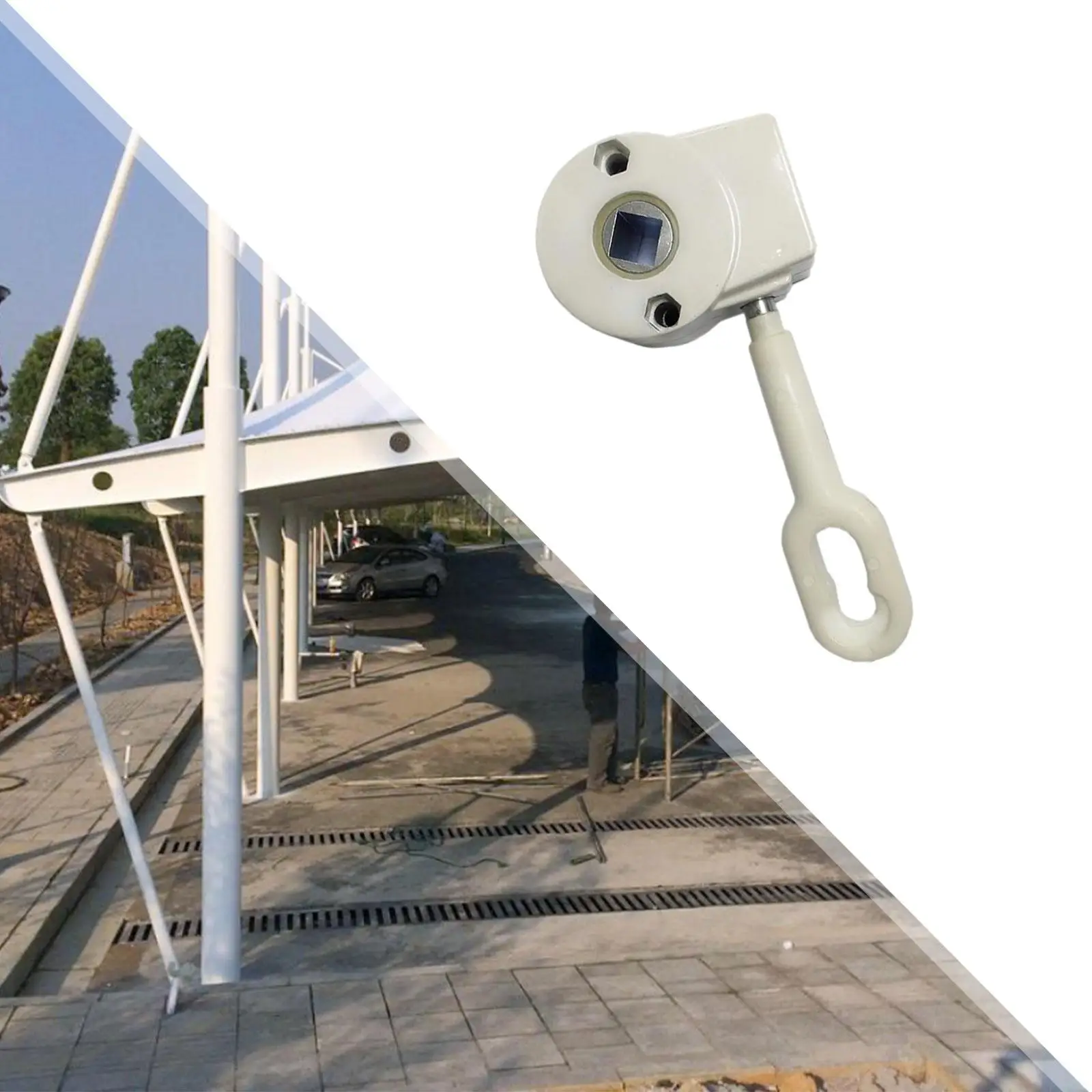 Awning Drive Gear Awning Drive Gear Accessories Heavy Duty White Awning Crank Gear for Outside Rain Shelter Patio Apartment
Awning Drive Gear Awning Drive Gear Accessories Heavy Duty White Awning Crank Gear for Outside Rain Shelter Patio Apartment