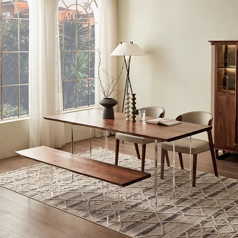 Modern Simple Dining Table Natural Edge Rectangle Acrylic Suspended Dining Table Fashion Dining Room Furniture Esstisch YSCZ
Modern Simple Dining Table Natural Edge Rectangle Acrylic Suspended Dining Table Fashion Dining Room Furniture Esstisch YSCZ